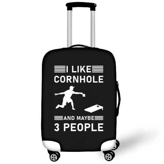 I like cornhole and maybe 3 people - Bean Bag Toss Luggage Covers