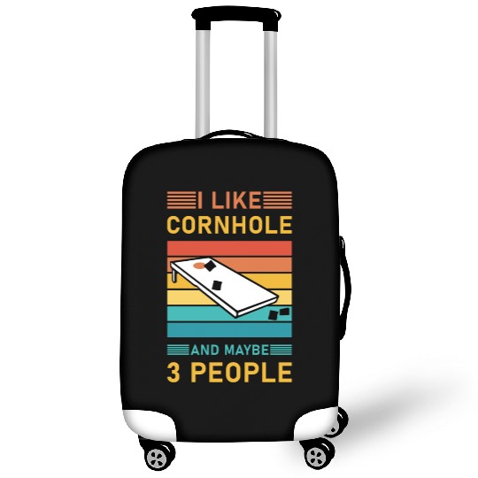 I like cornhole and maybe 3 people - Bean Bag Toss Luggage Covers