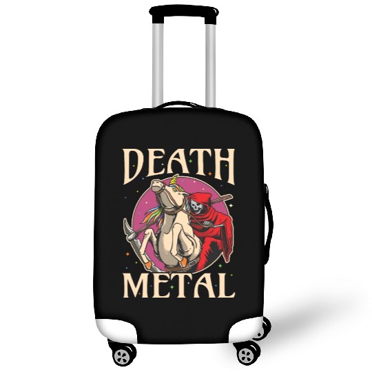 Reaper Rock Satan Unicorn Festivals Death Metal Luggage Covers