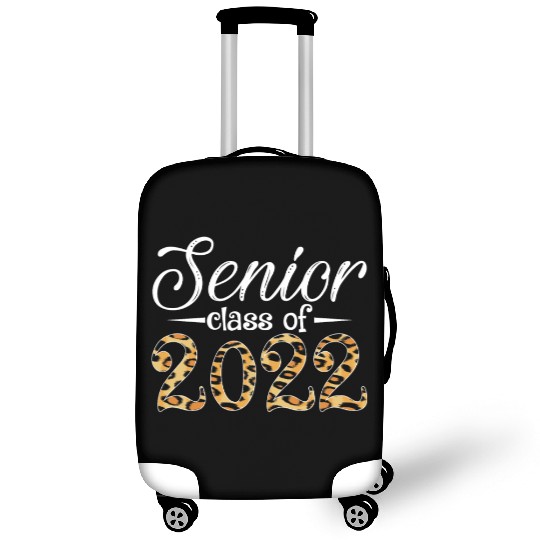 Senior Class Of 2022 Leopard Print Luggage Covers
