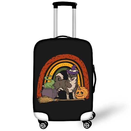 Cute Swedish Vallhund Halloween costume dog Luggage Covers