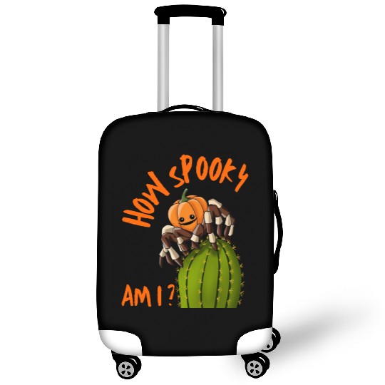 Halloween Scary Pumpkin Spider Costume Luggage Covers