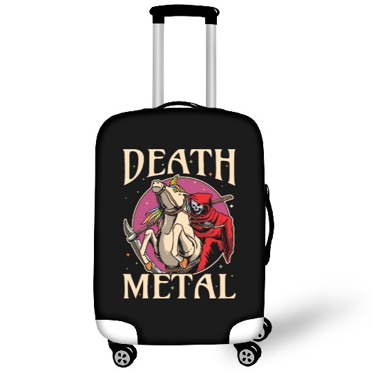 Reaper Rock Satan Unicorn Festivals Death Metal Luggage Covers