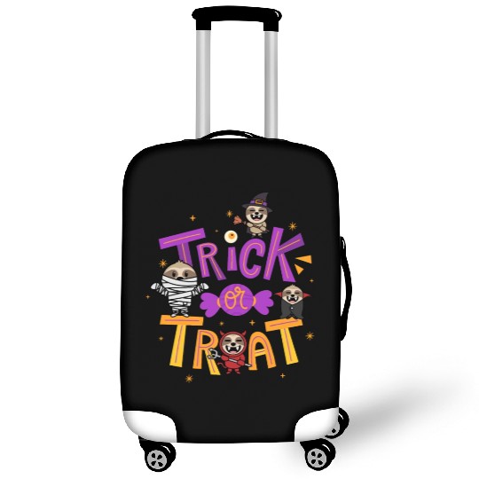 Trick Or Treat Witch Mummy Halloween Luggage Covers