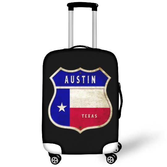 Austin Texas crest flags design Luggage Covers