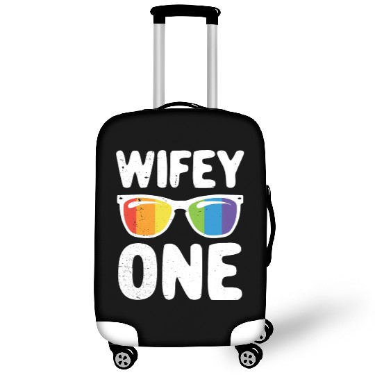 Wife One Funny Lgbt Lesbian Couple LGBT Pride Gay Luggage Covers