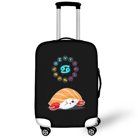 Japanese Sushi Funny Cancer Zodiac Sushi Lover Pun Luggage Covers