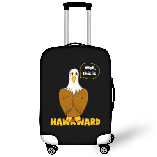 Hawk Word Pun for Animal Lovers Luggage Covers