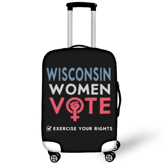 Wisconsin Women Vote Voter 2022 Election Feminist Luggage Covers