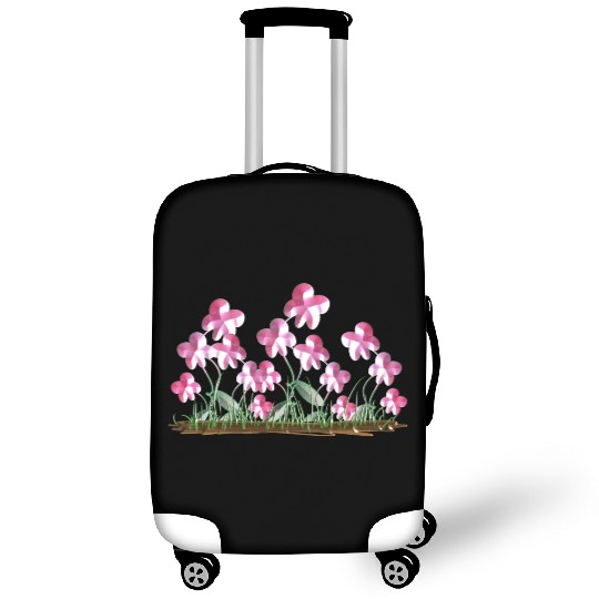 plants pink flowers nature icon Luggage Covers