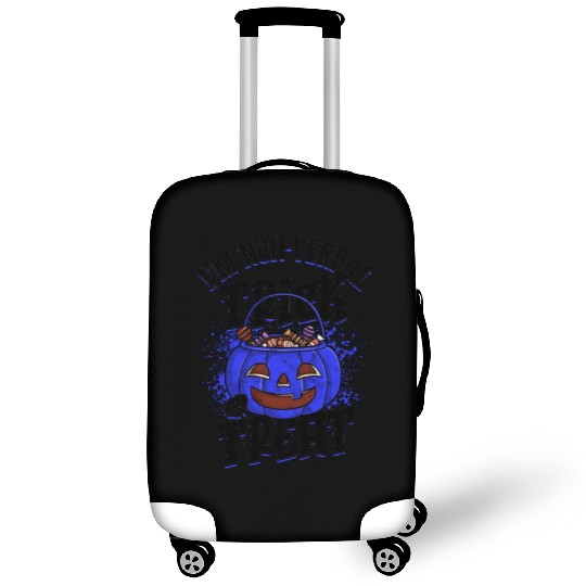 I'm non verbal trick or treat - scary pumpkin Luggage Covers
