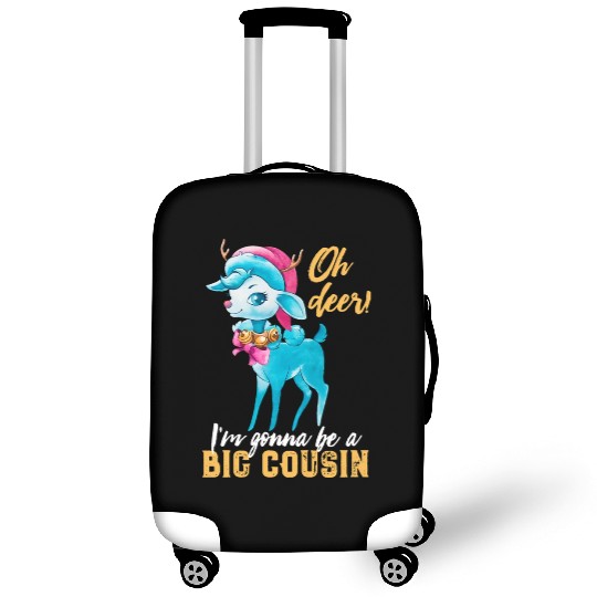 Oh Deer I m Gonna Be A Big Cousin Luggage Covers Funny