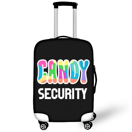 Funny Candy Security Halloween Gifts Luggage Covers