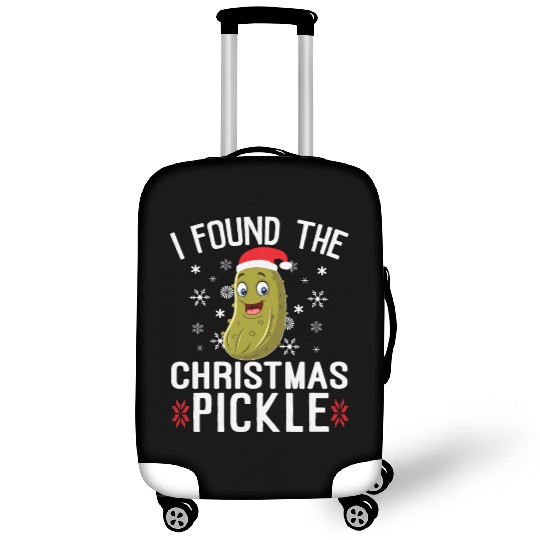I Found the Christmas Pickle Funny Pickle Dill Luggage Covers