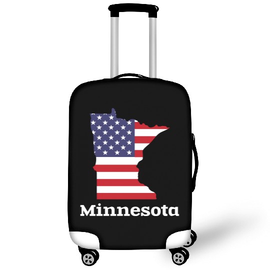 US Minnesota Map Design for proud Minnesotans Luggage Covers