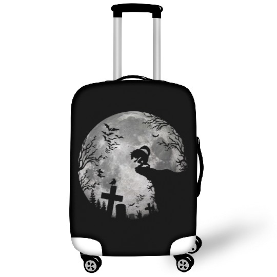 Halloween Werewolf Full Moon Bats and Black trick Luggage Covers