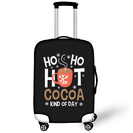Christmas Funny Ho Ho Hot Cocoa Xmas Holiday Gift Luggage Covers