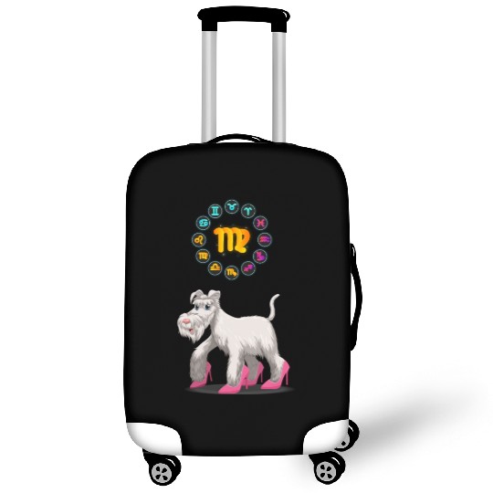 Funny Dog Lover Horoscope Virgo Zodiac Sign Cool Luggage Covers