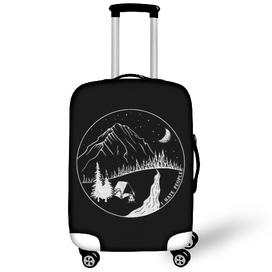 I Hate People Camping Luggage Covers