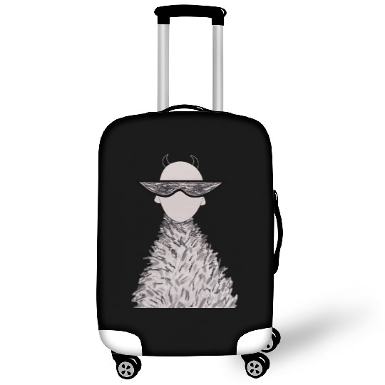 Cute stylish devil. Luggage Covers