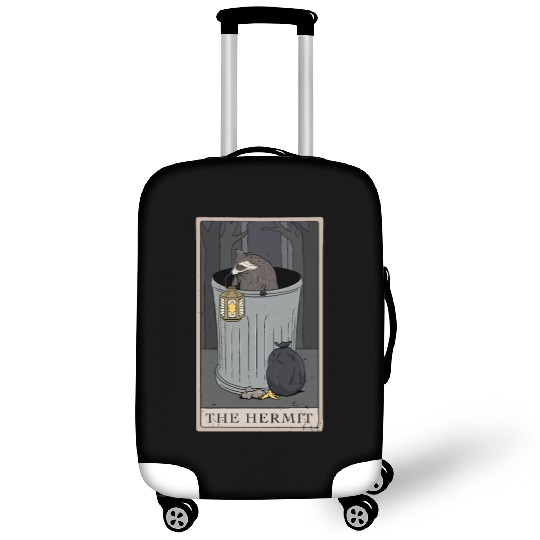 raccoon Hermit Tarot Card Luggage Covers