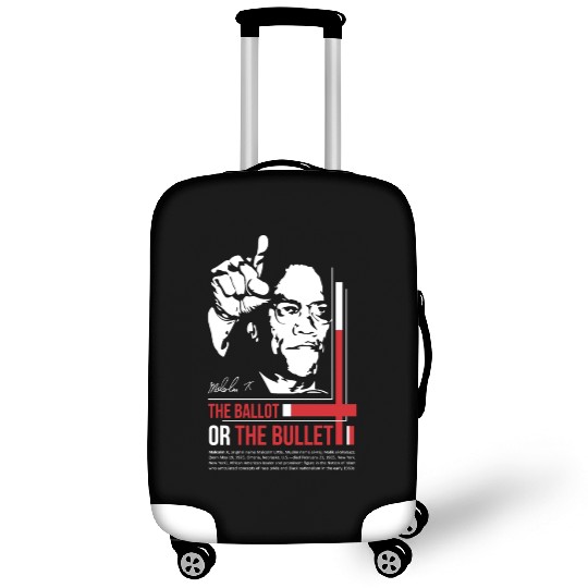 MALCOLM X Motivation quote Luggage Covers
