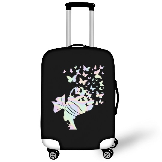 Queen Pastel Women Butterfly Lover Luggage Covers