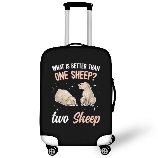 Cute Lamb Saying - Farmer & Sheep Luggage Covers