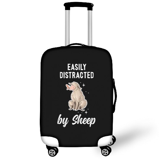 Cute Lamb Saying - Farmer & Sheep Luggage Covers
