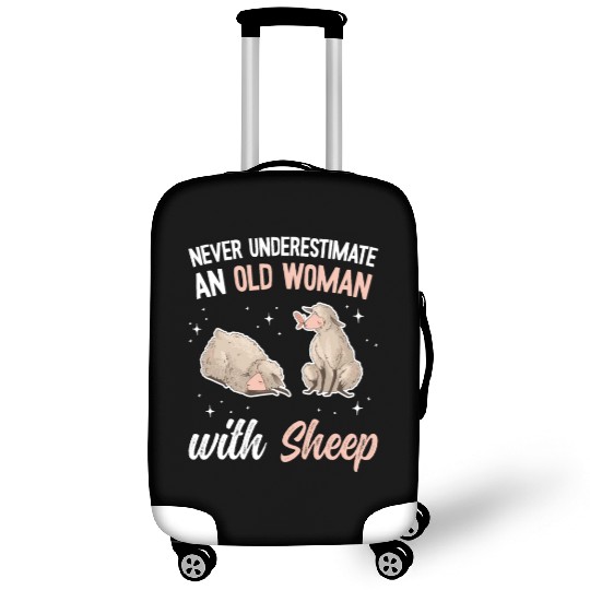 Cute Lamb Saying - Farmer & Sheep Luggage Covers