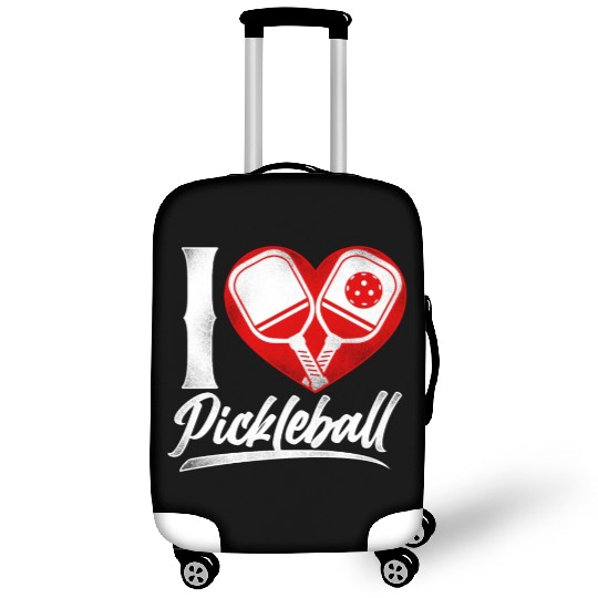 Pickleball Heart I Love Pickleball Luggage Covers