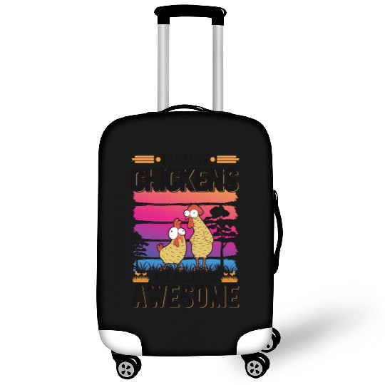 Chickens Farmer Chicken Coop Luggage Covers