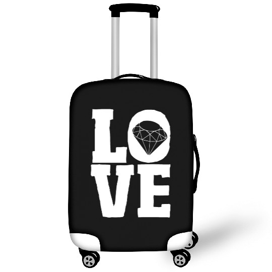 Jewelry Love Diamond Stone Jewellery Gemstone Luggage Covers