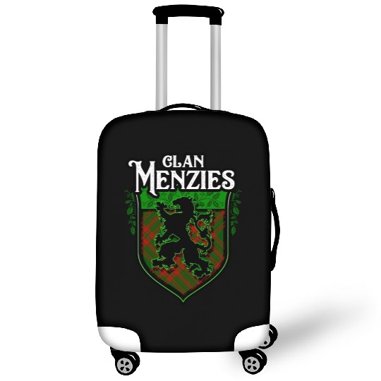 Clan Menzies Scottish Tartan Rampant Lion Celtic Luggage Covers