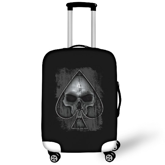 Heavy Metal Punk Poker Skull Luggage Covers