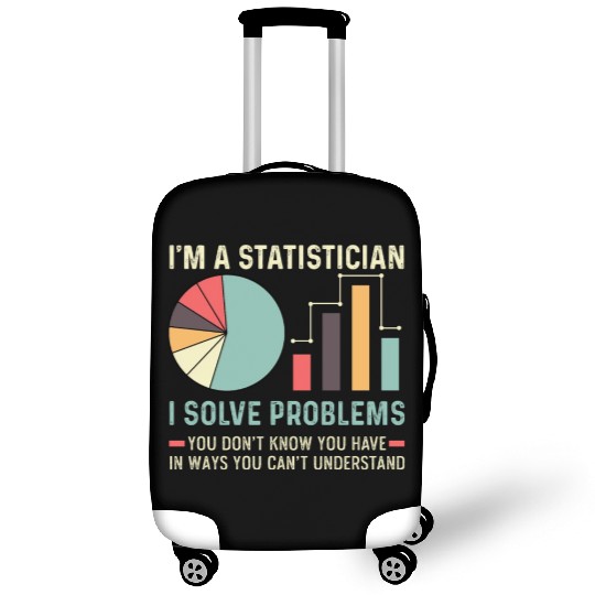 I Solve Problems Math Teacher Gift Luggage Covers