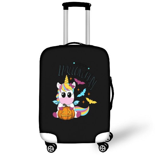 Bat Unicorn - Happy Halloween Luggage Covers