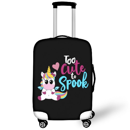 Bat Unicorn - Too cute to spook Luggage Covers