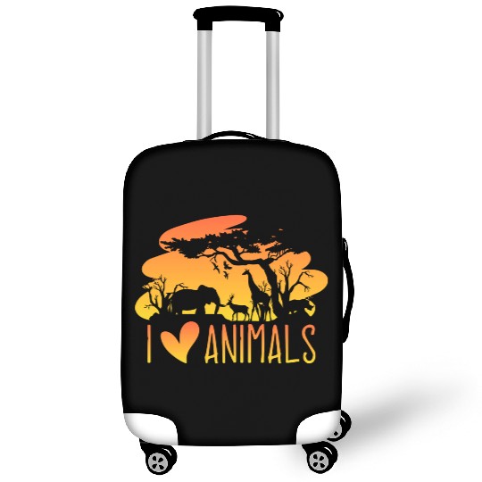 Wild Animal Lover Safari Sunset African Luggage Covers