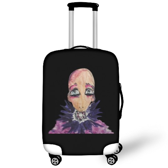 Glamorous baby in violet. Luggage Covers