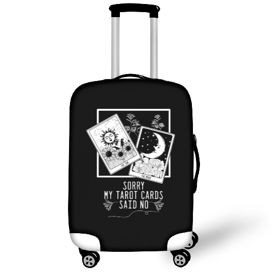 Gothic Moon Sun Tarot Card Said No Halloween Luggage Covers