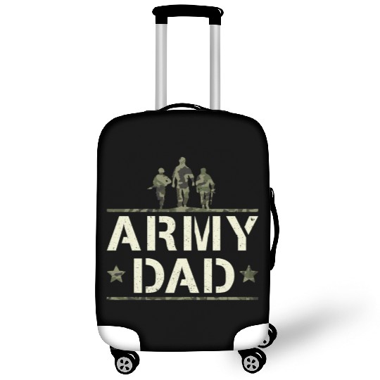 US Proud Army Dad Camo Luggage Covers