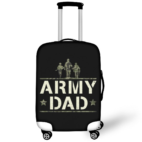 US Proud Army Dad Camo Luggage Covers