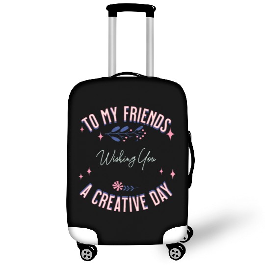 friend's creative day Luggage Covers
