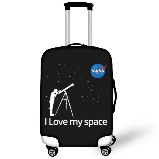 NASA I Love My Space Telescope Galaxy Luggage Covers