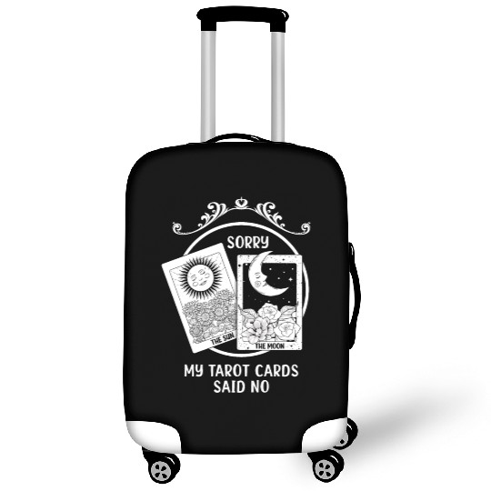 Moon Sun Tarot Card Said No Halloween Luggage Covers