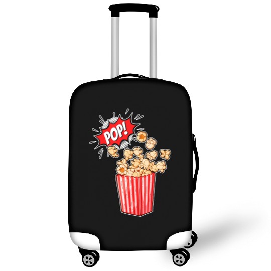 Retro Movie Popcorn Lover Luggage Covers