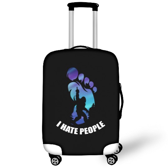 Bigfoot I Hate People Funny Big Foot Sasquatch Luggage Covers