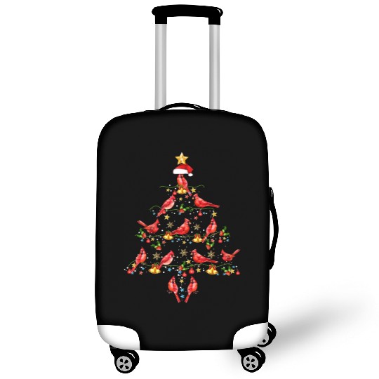 Cardinal Bird Ornament Decoration Christmas Tree Luggage Covers