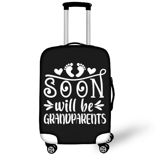 You Will Soon Become Grandparents. Grandma Grandpa Luggage Covers